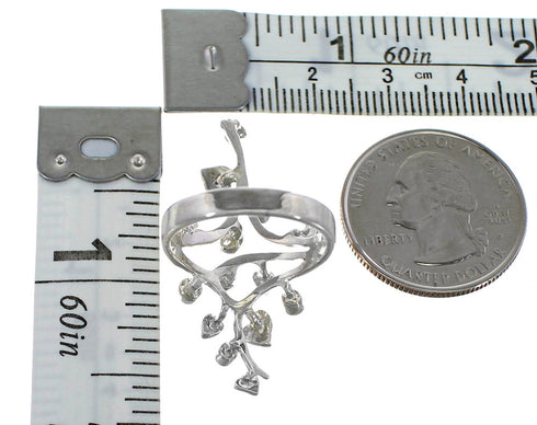 Authentic Sterling Silver Turquoise Southwestern Ring Size 7-3/4 YX94093